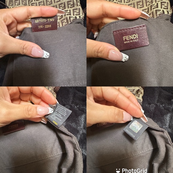 FENDI Zucchino small Crossbody Bag - Picture 5 of 14